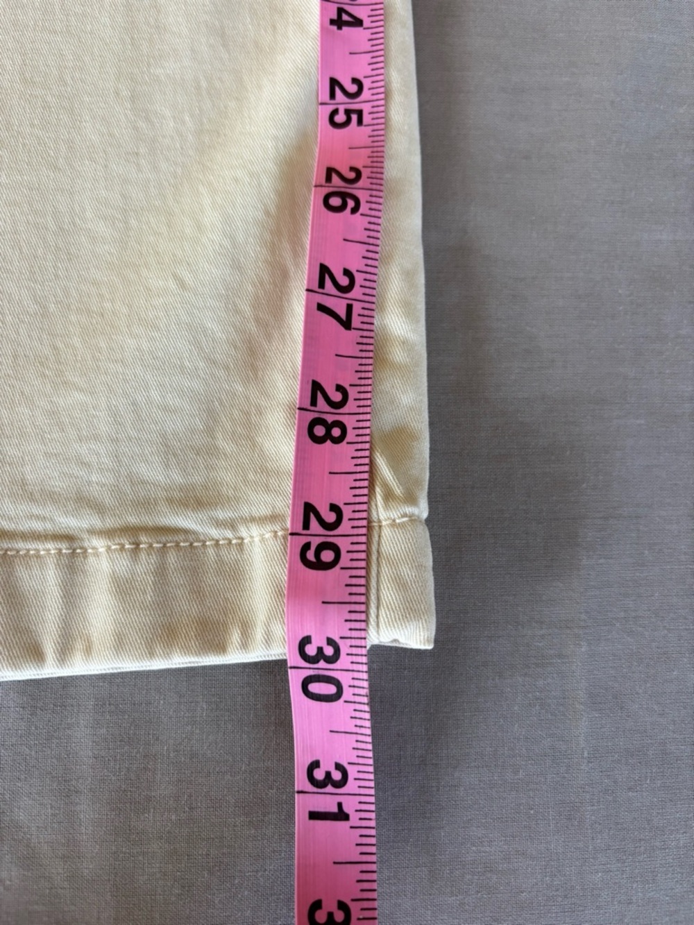 Marine Layer Saturday Pant Buttercream Off White Khaki Elastic Waist Pants Small - Picture 6 of 7